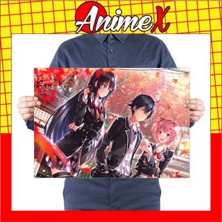 Tấm Poster A3 Anime OreGairu - Hamachi - My Teen Romantic Comedy SNAFU - Áp Phích Dán Tường By AnimeX