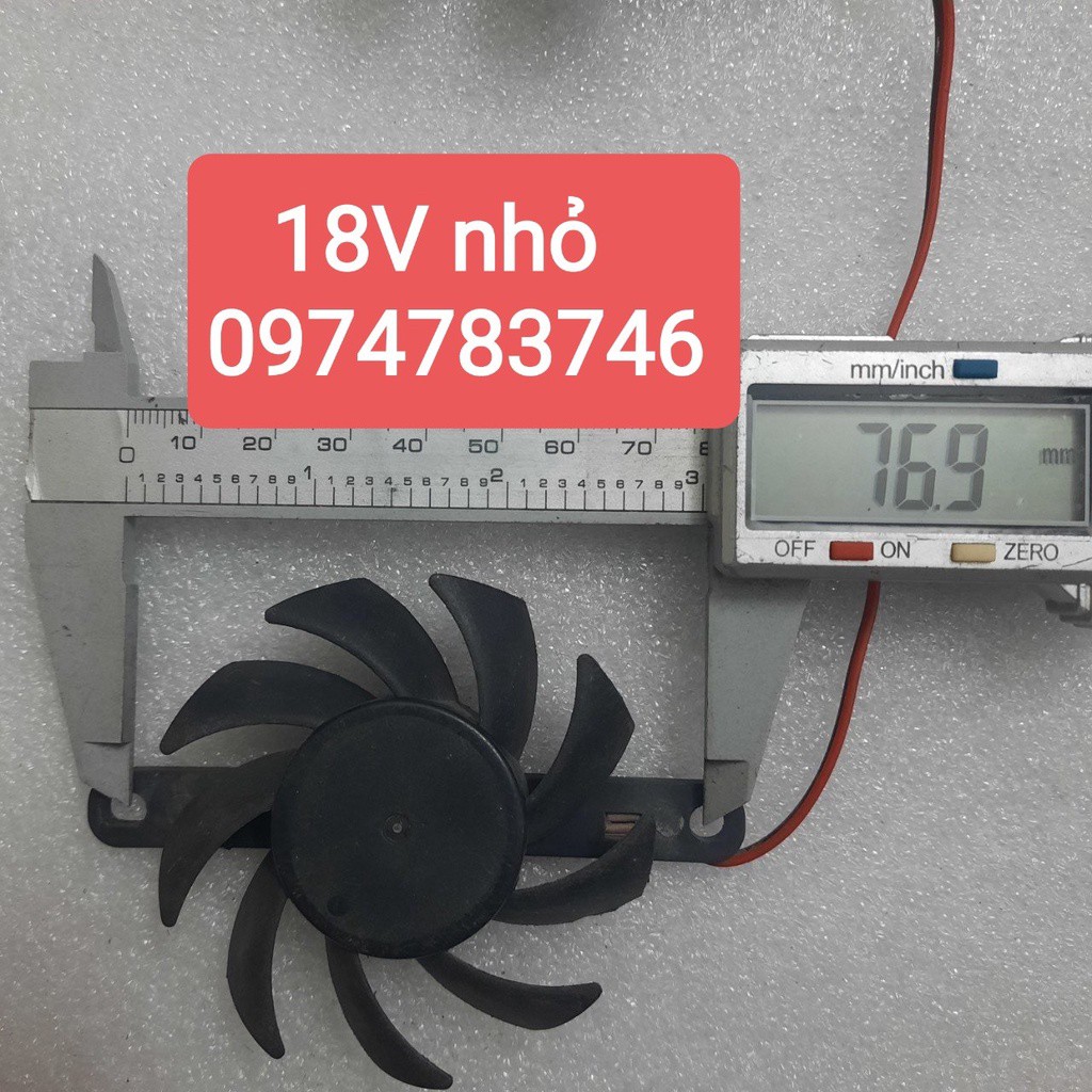 quạt bếp từ.12v~18v các loại tháo máy (to .nhỡ .nhỏ.).