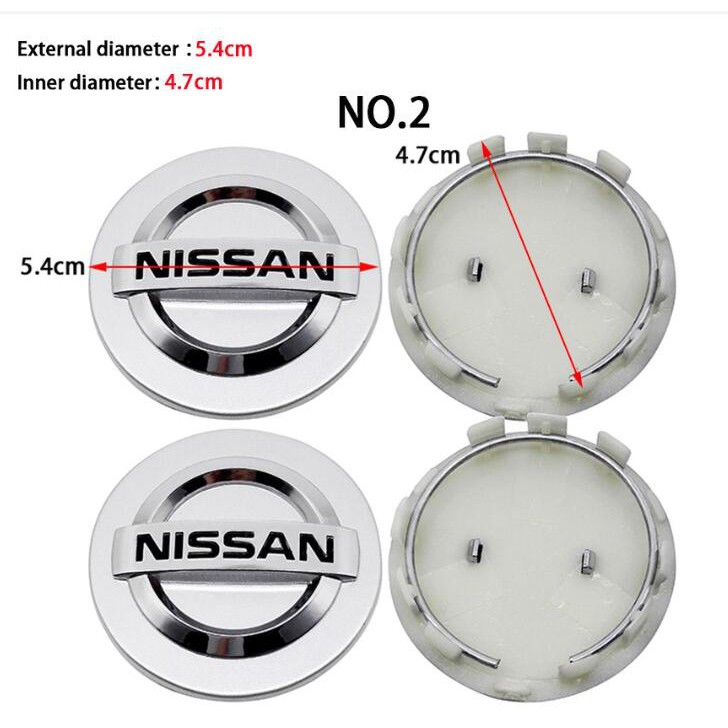 Nắp Đậy Trục Bánh Xe Hơi Nissan 54mm Chuyên Dùng