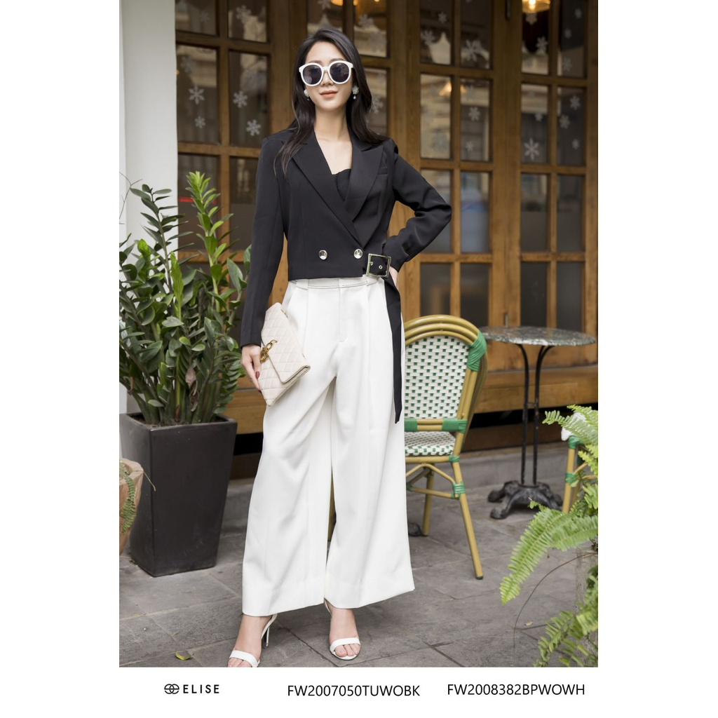 Áo vest đen thiết kế Elise | BigBuy360 - bigbuy360.vn