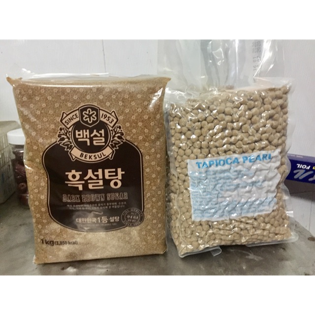 Set làm trân châu đường đen