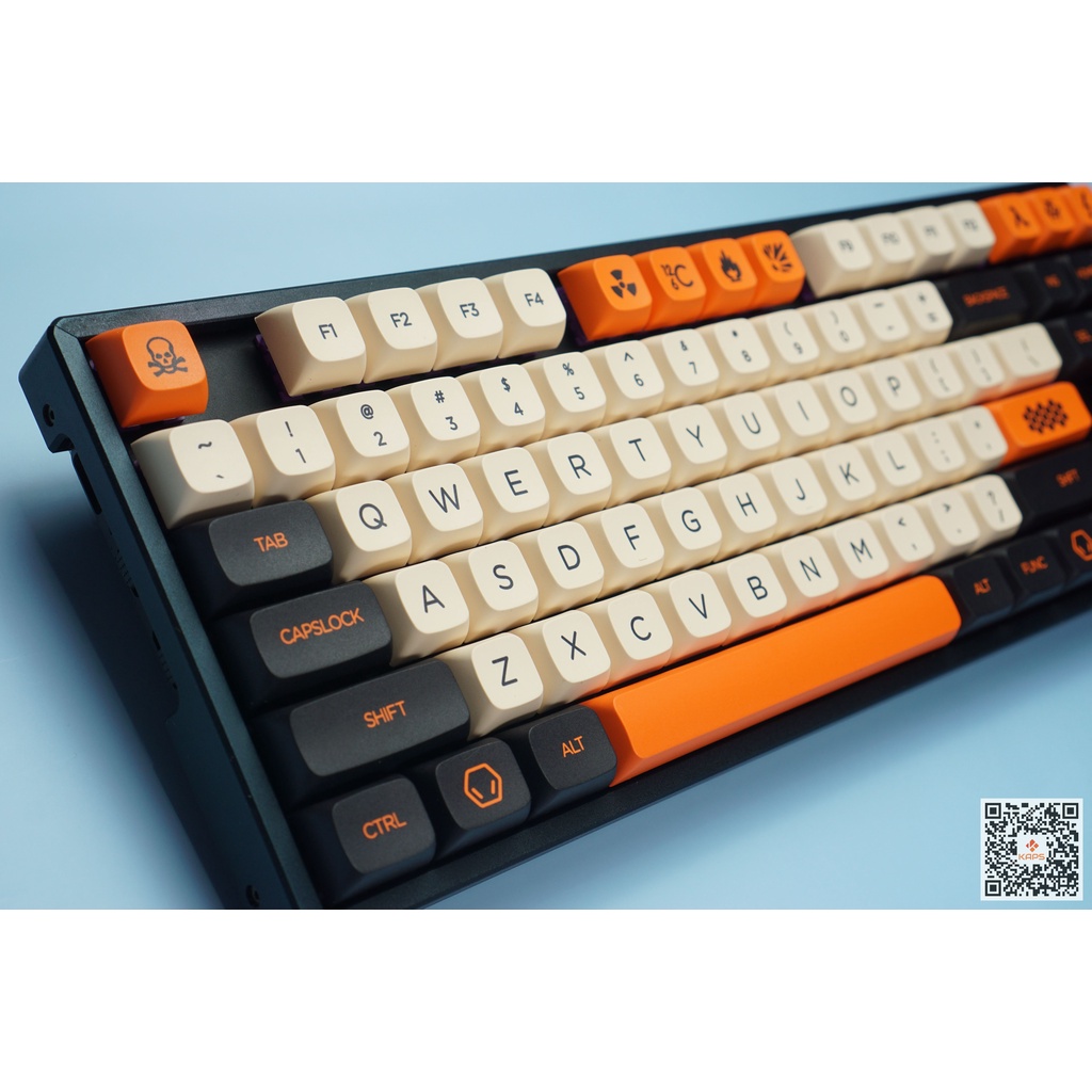 Keycap CARBON - profile XDA - keycap PBT - Dyesub - 142 nút cho bàn phím cơ (Filco, Leopold, IKBC, Edra, keychron, RK)