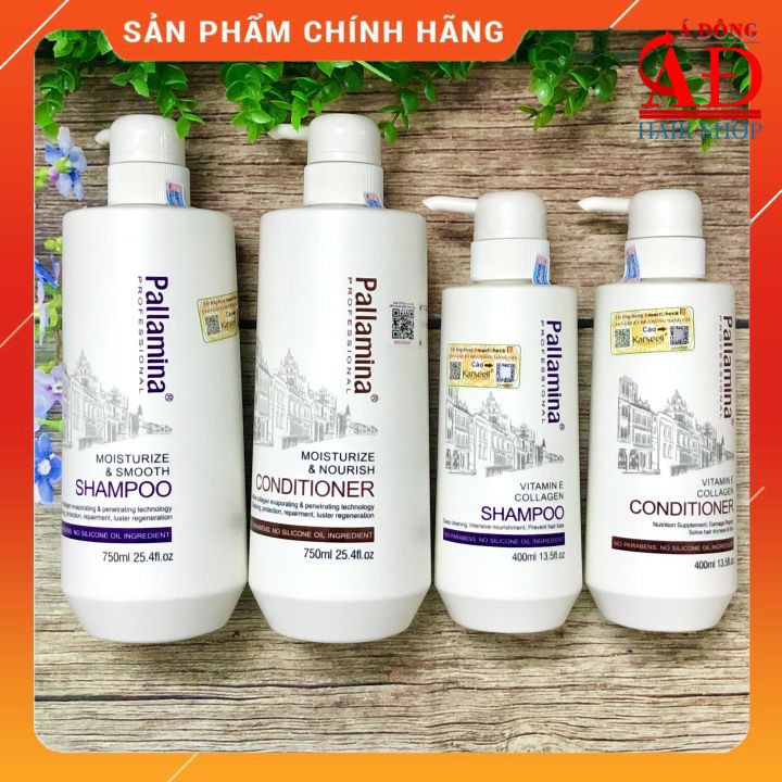 DẦU GỘI PALLAMINA COLLAGEN KERATIN CHO TÓC KHÔ HƯ TỔN DO HÓA CHẤT