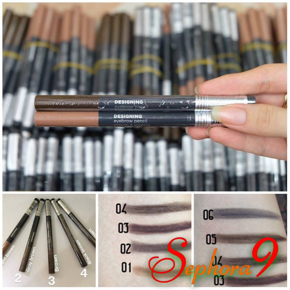 Chì kẻ mày TFS Desining Eyebrow Pencil The Face Shop Hàn Quốc0