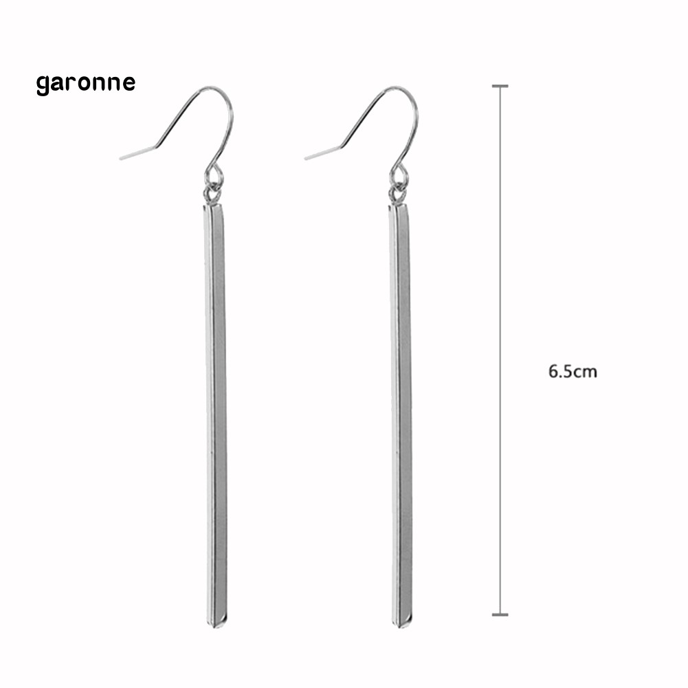 GA_1 Pair Fashion Women Long Pendant Drop Dangle Hook Earrings Party Jewelry Gift