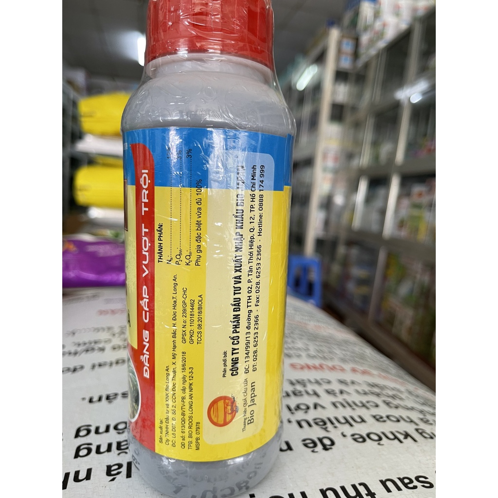 PHÂN BÓN LÁ VỌT ĐỌT SẦU RIÊNG BIO JAPAN 500ML