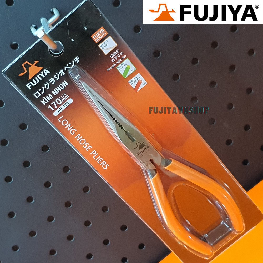 Kìm mũi nhọn chuyên dụng Fujiya AR-170  Nhật Bản