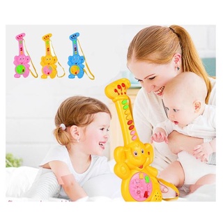 Đồ chơi đàn ghitar, đàn pinano, điện thoại dùng pin phát nhạc cho bé