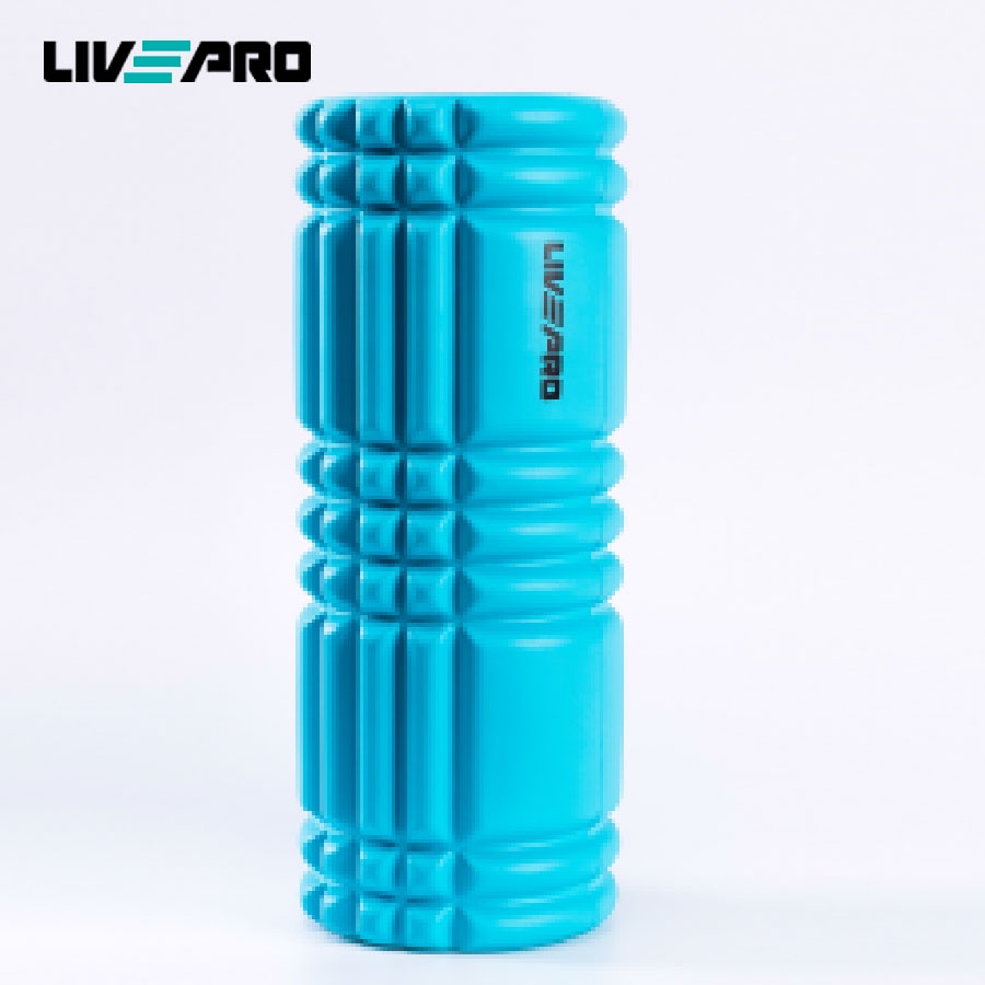 Con lăn massage giãn cơ foam roller phụ kiện dụng cụ thể thao tập gym tại nhà Livepro chính hãng LP8231