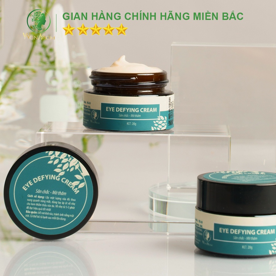 [ Giảm 35K - Đơn 339K ] Kem dưỡng da mắt căng bóng, chống nếp nhăn, quầng thâm Wonmom 20g