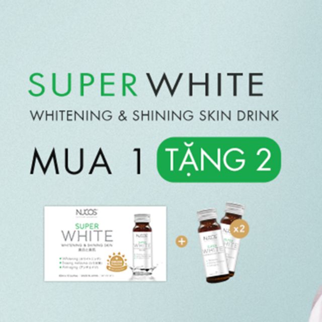 Nucos Super White - Collagen Giúp Giảm Nám Giảm Tàn Nhang Và Cải Thiện Da