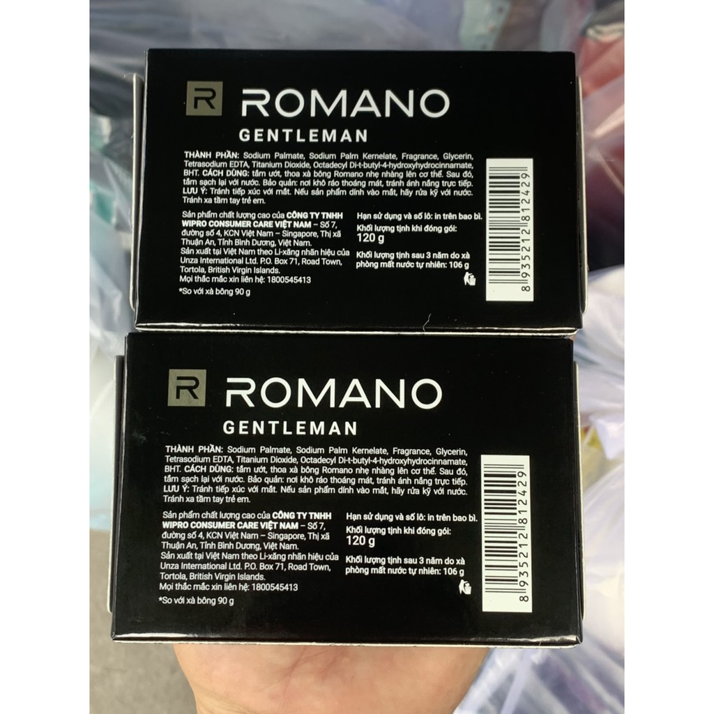 Xà bông cục Romano Gentleman