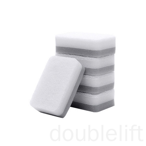 Set 5 miếng rửa chén hai mặt làm từ xốp không làm trầy xước cốc thủy tinh chùi rửa sạch cho nhà bếp