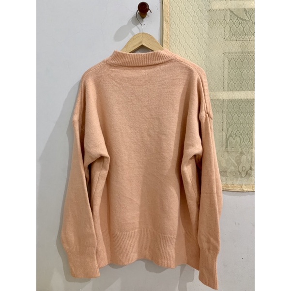 Áo len 2hand dáng len hàn dài