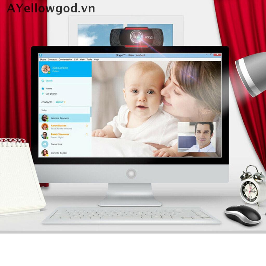 Webcam 480p Hd 12mp Usb 2.0 Tự Động Tích Hợp Micro Cho Skype Pc Android Tv 30fps Vn | BigBuy360 - bigbuy360.vn