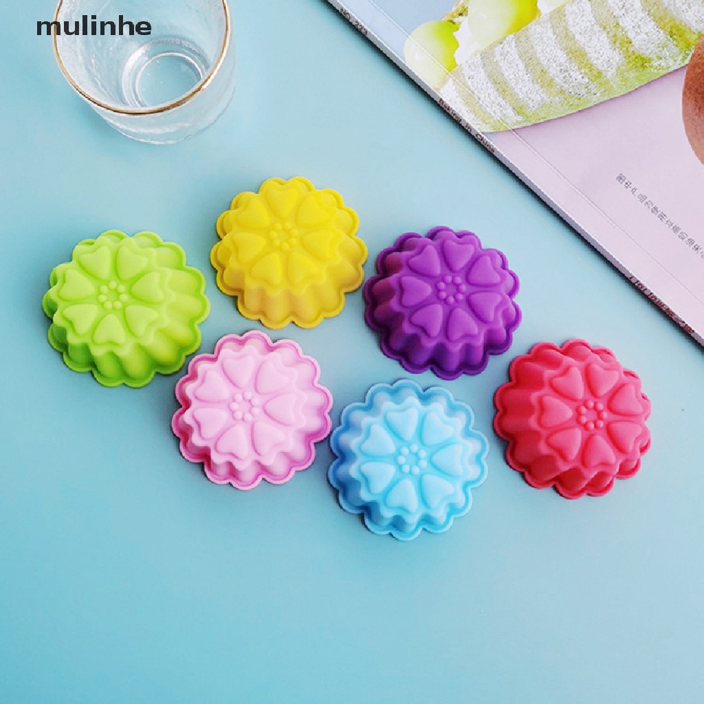 Set 10 Khuôn Silicon 3cm Làm Bánh Pudding / Socola / Cupcake vn