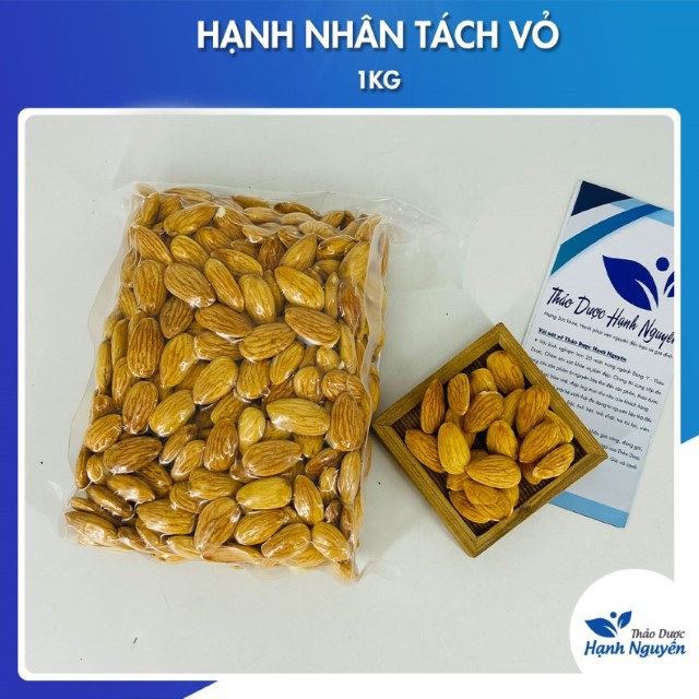 Hạnh Nhân Tách Vỏ 1kg (Có hút chân không)