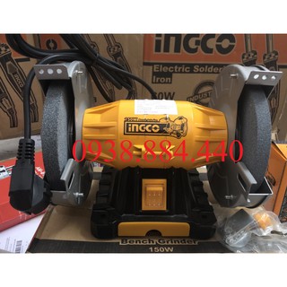 150W-150mm Máy mài để bàn 2 đá INGCO BG61502