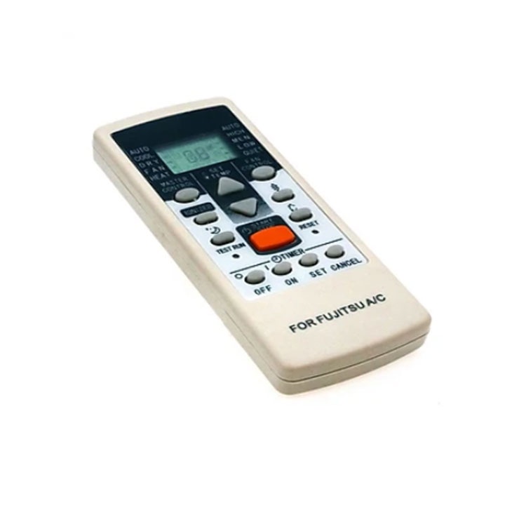 Điều khiển điều hoà Fujitsu 2 chiều Nút cam -dùng được cho máy bãi  nhật ,máy mới