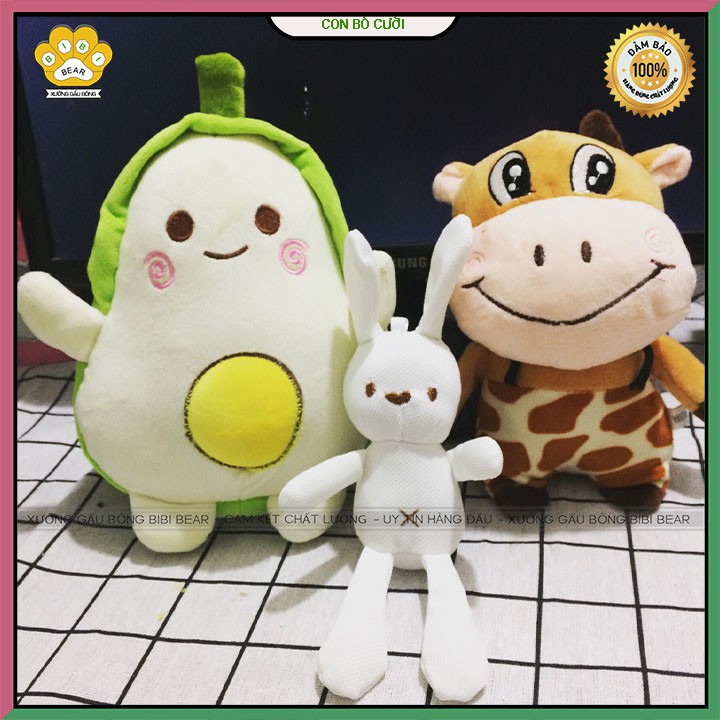 Gối ôm gấu bông con bò cười siêu ngộ nghĩnh đáng yêu, Gấu bông con bò cười, Gối ôm con bò cười