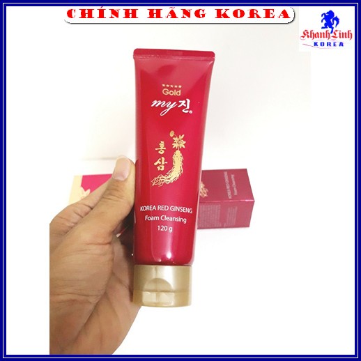 Sữa Rửa Mặt Hồng Sâm Đỏ My Gold Hàn Quốc