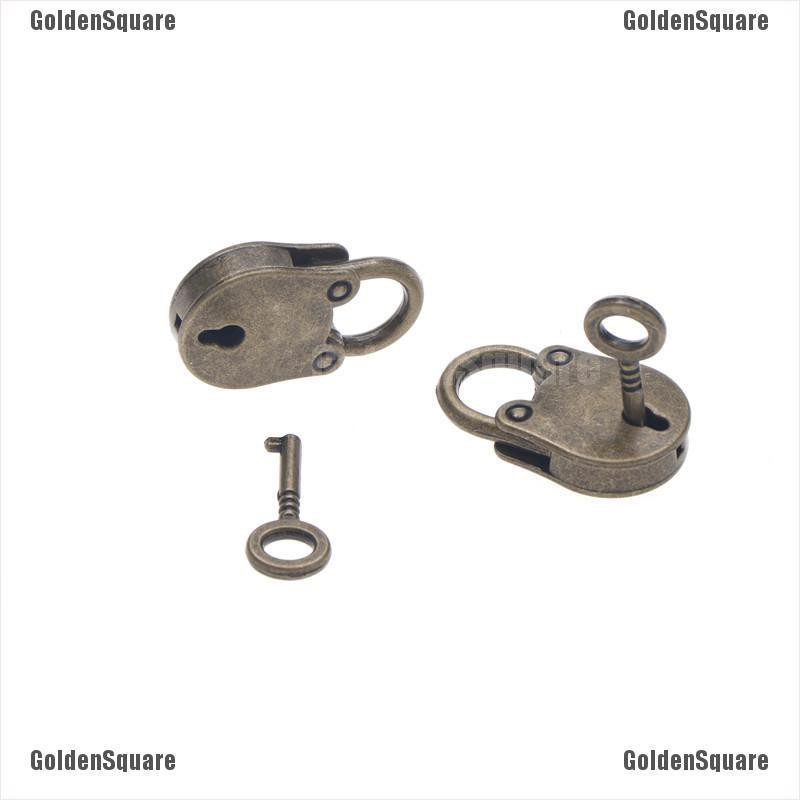 Ổ Khóa Hành Lý Mini Bằng Kim Loại Màu Sắc Cổ Điển