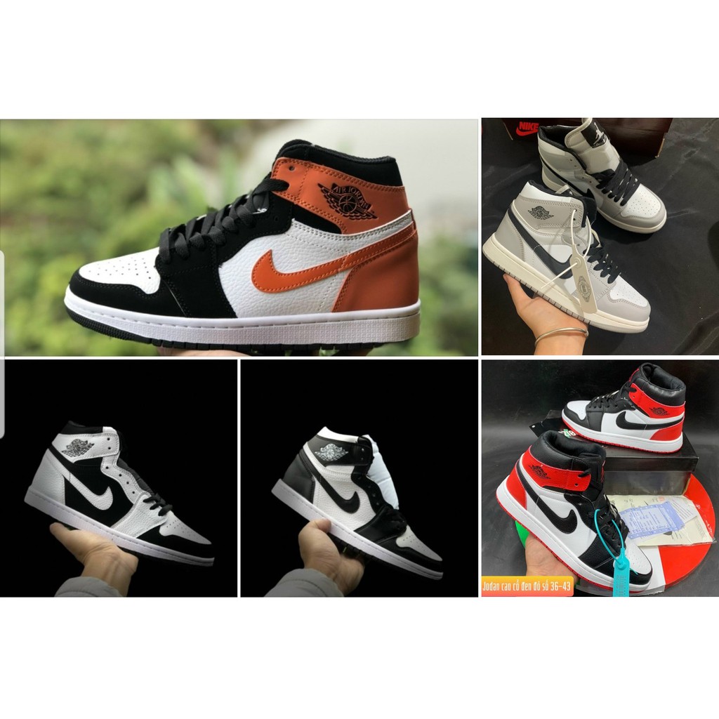 Giày Jordan 1 Trắng đen Giá Rẻ ⚡Giá rẻ⚡