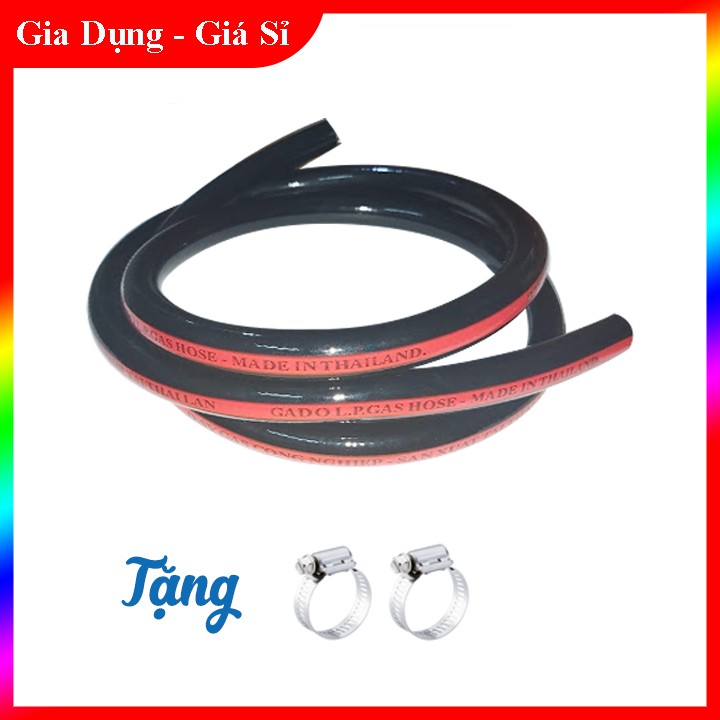 Dây dẫn gas công nghiệp Gado, dây gas chuyên dụng cho bếp Khè, Dài 1.5m, chịu áp lực mạnh, nhập khẩu Thái Lan