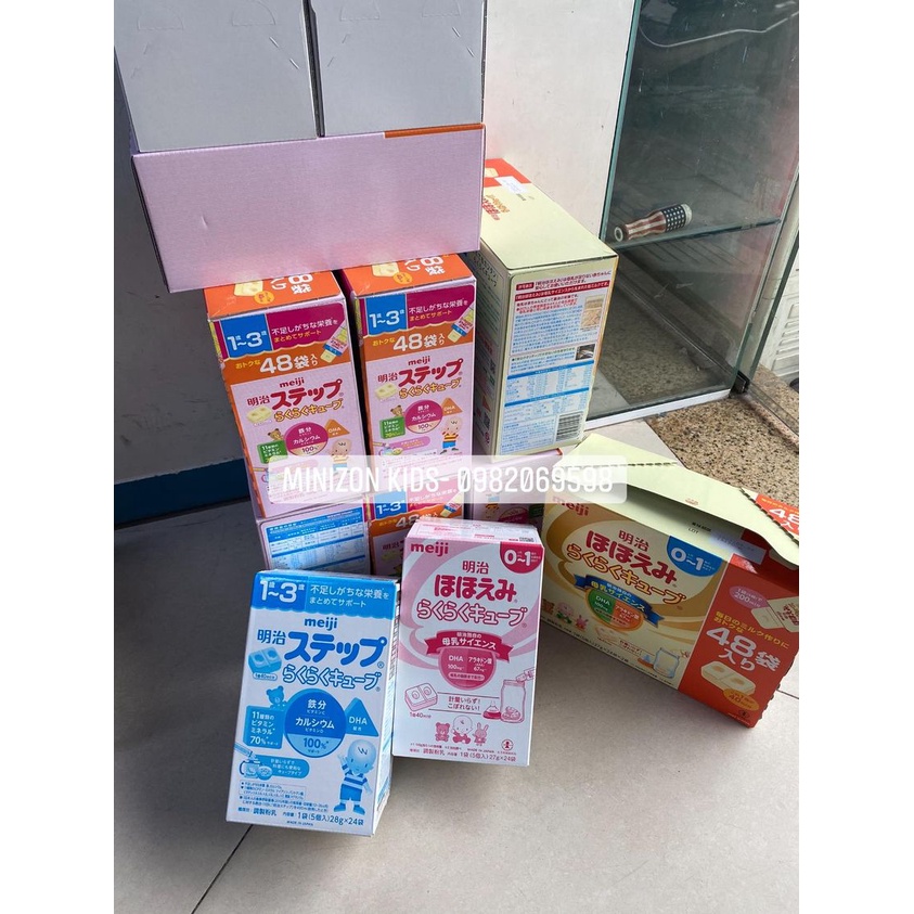 Sữa Meiji 24 Thanh 648g Nội Địa Nhật Bản Giá Tốt | Minizon Kids