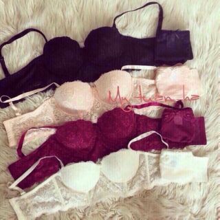 Set Beautiful ren cup ngang 5 móc cài sau