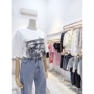 FEM TEE - TRẮNG/ĐEN