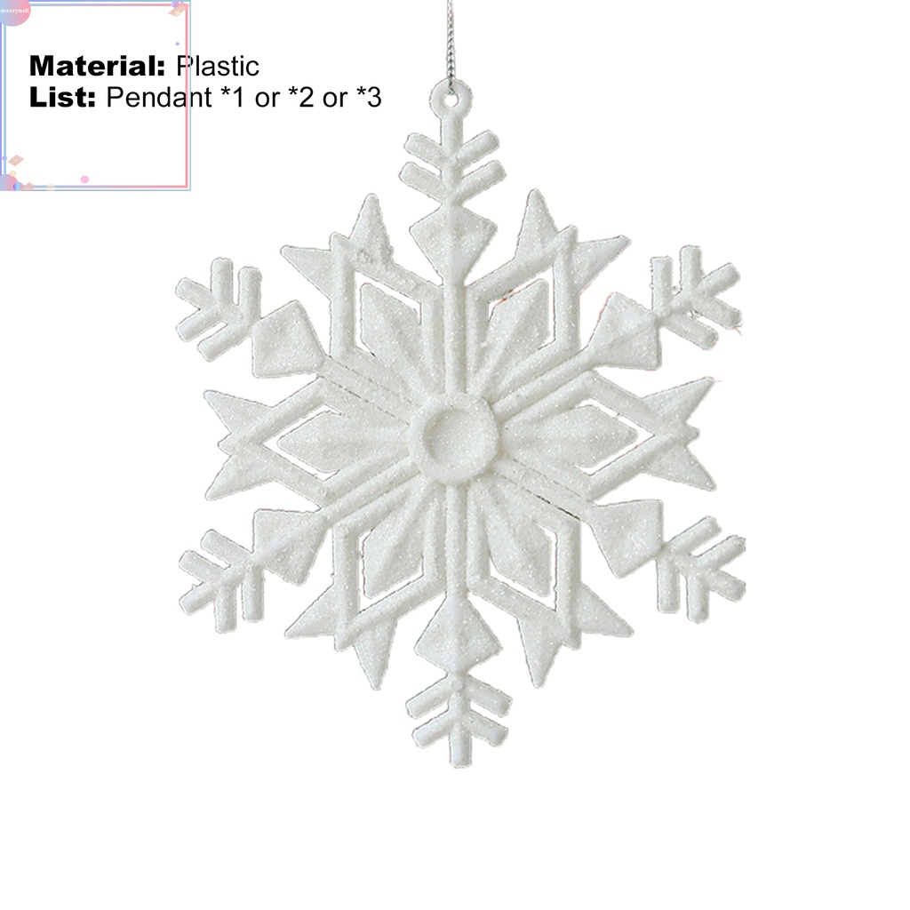 Đồ treo trang trí cây thông Giáng sinh hình cánh thiên thần/ bông tuyết/ tuần lộc bằng nhựa độc đáo tiện dụng