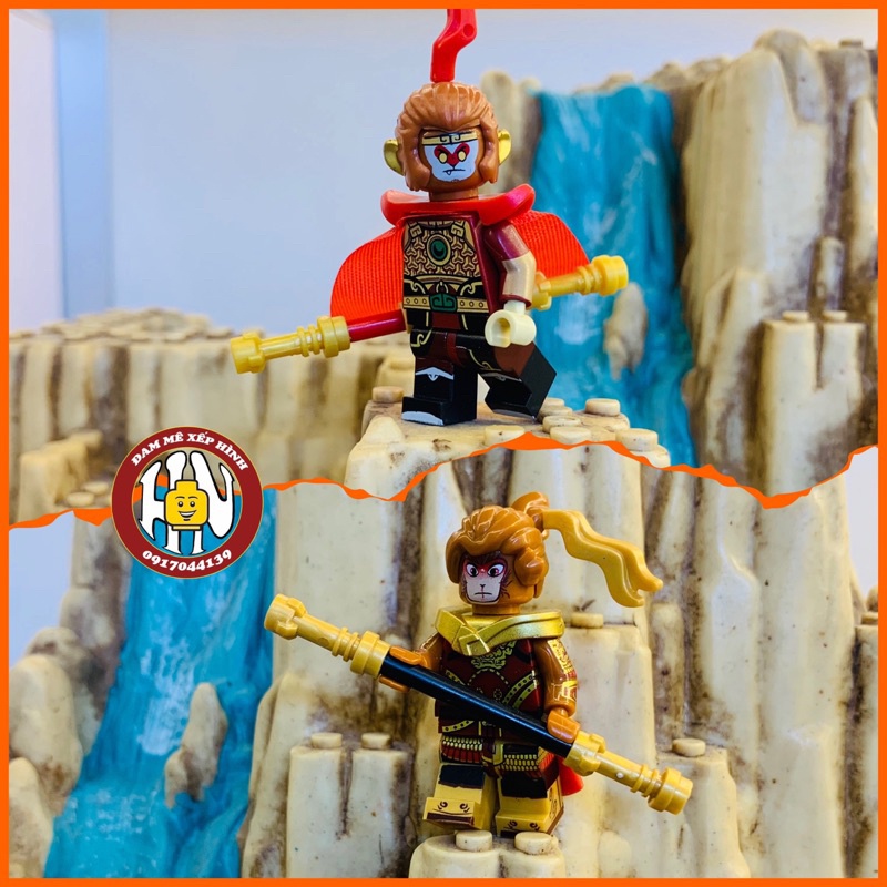 Đồ chơi Minifigure - Tôn Ngộ Không - Wukong - Hàng đẹp - Hàng chất lượng - Ảnh shop !