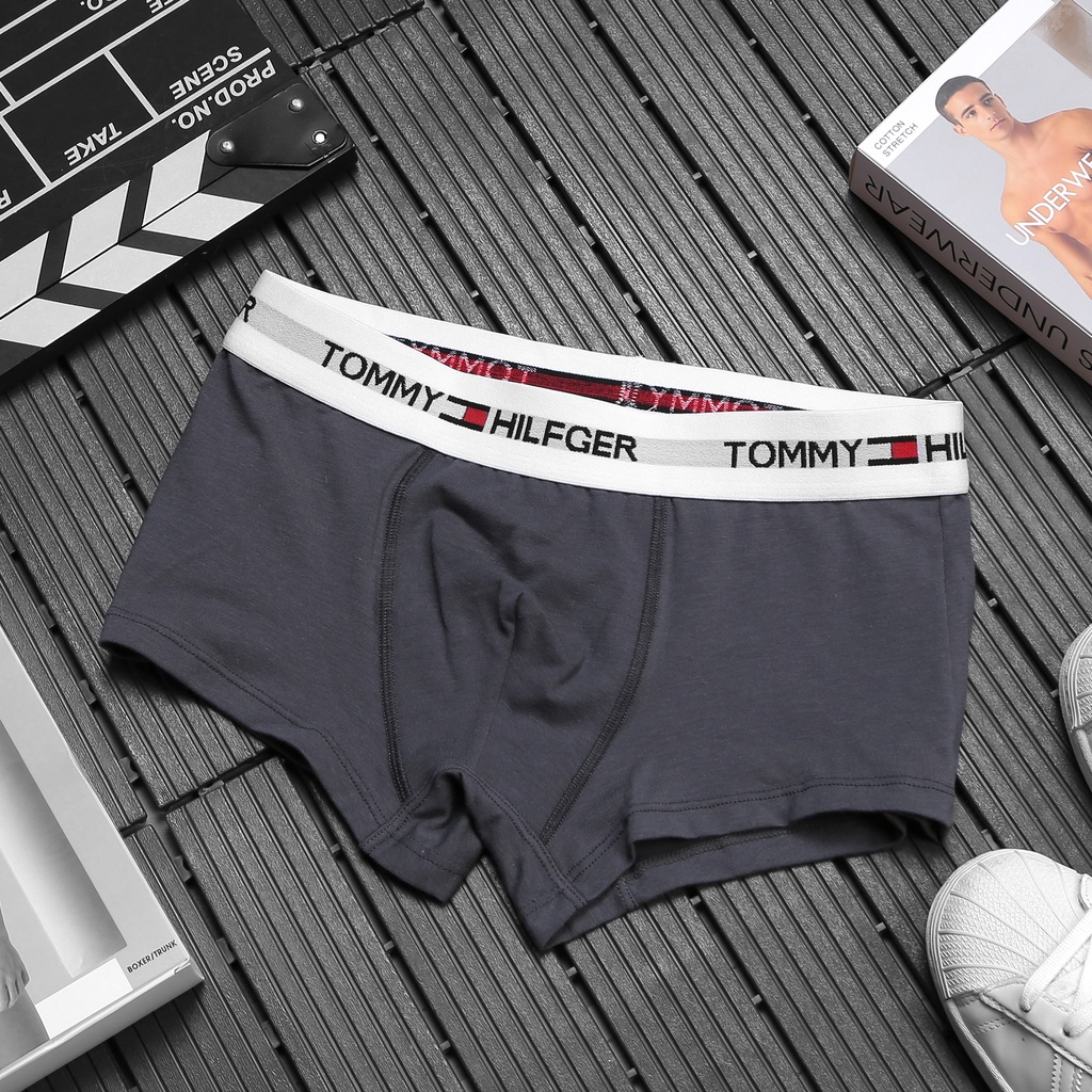 Quần lót Boxer nam cotton quần sịp xì đùi nam cạp cao thời trang cao cấp TM002