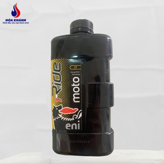 [Nhập khẩu chính hãng] Nhớt tổng hợp 2 thì hiệu suất cao cho xe thể thao eni i-Ride moto 2T ( 1 Lít )