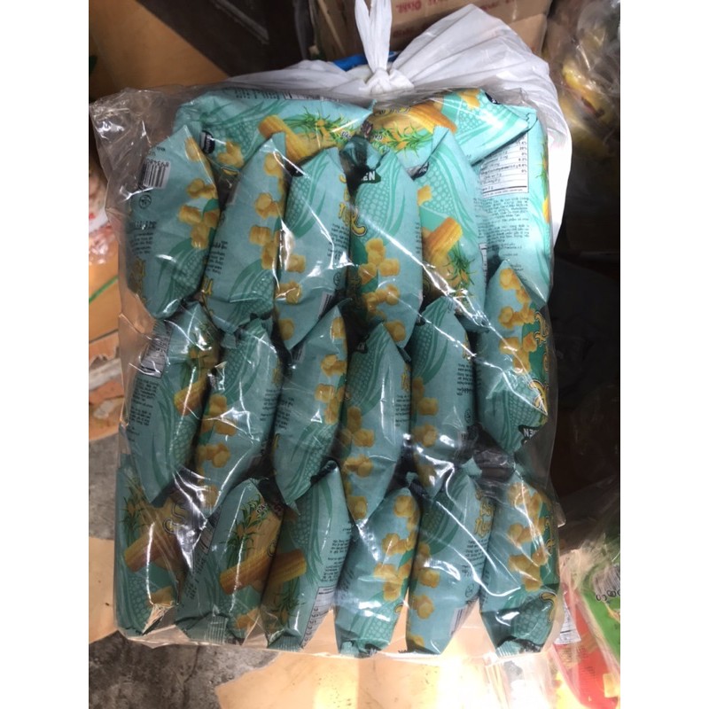 Bịch 20 Gói Snack Oishi Đậu Xanh Nước Dừa