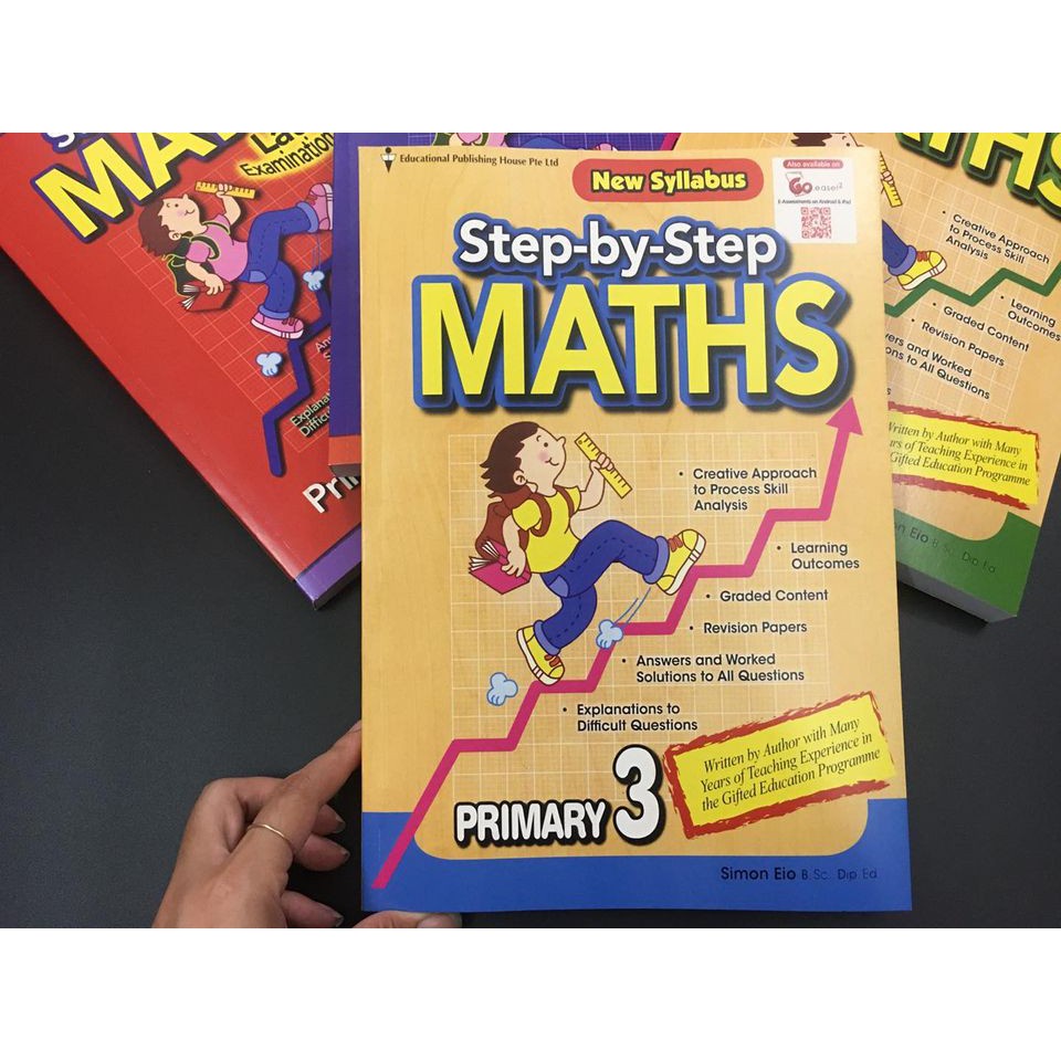 [Freeship]Bộ đẹp 3c - Grade 3 - Complete maths, Step by step math, Challenging 4 in 1 maths