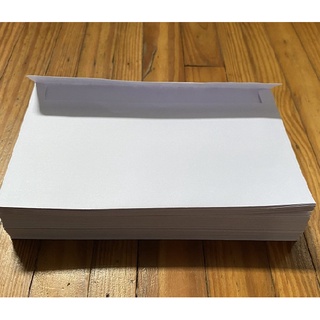 Bao thư trắng 12 x 22cm (Xấp/100 tờ)!