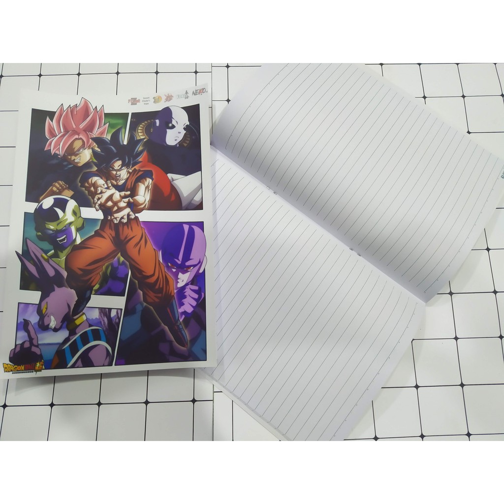 Vở Dragon ball 72 trang 7 viên ngọc rồng kẻ ngang cấp 2 17*25cm