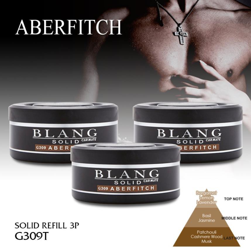 Sáp thơm ô tô CARMATE BLANG SOLID REFILL 3P G310T Feathery White 180g  - Nhập Khẩu Chính Hãng