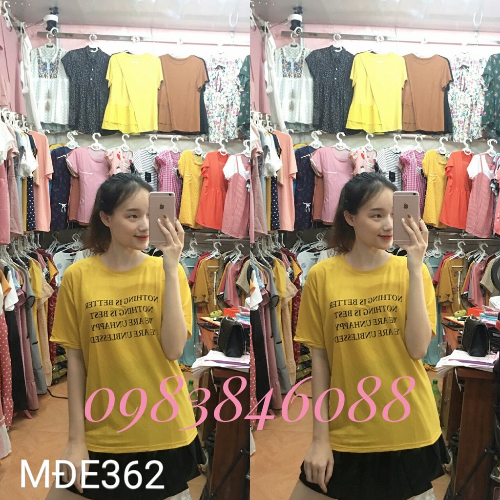 Áo bầu thiết kế hàng mùa hè chất cotton