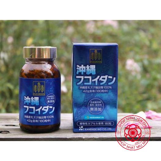 Tảo xanh Fucoidan Okinawa 180 Viên Nhật Bản