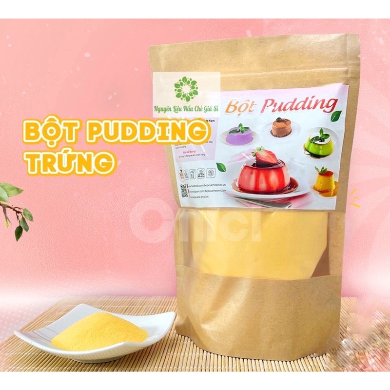 BỘT PUDDING LÀM THẠCH TRÀ SỮA (50gram/100gram)