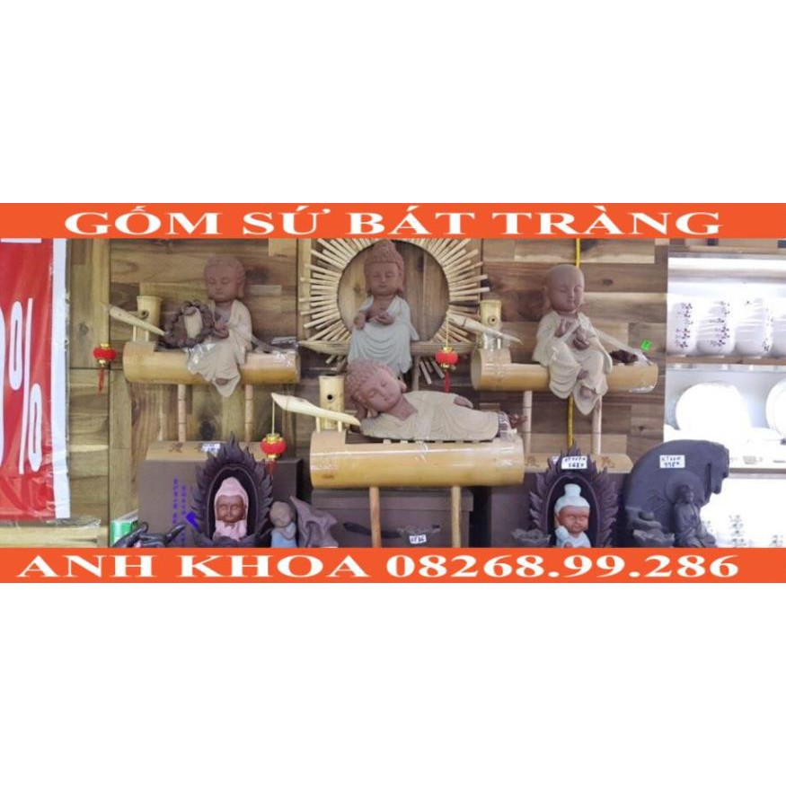 (Chọn mẫu) Thác Phật bà đốt trầm cỡ đại - Gốm sứ Bát Tràng Anh Khoa