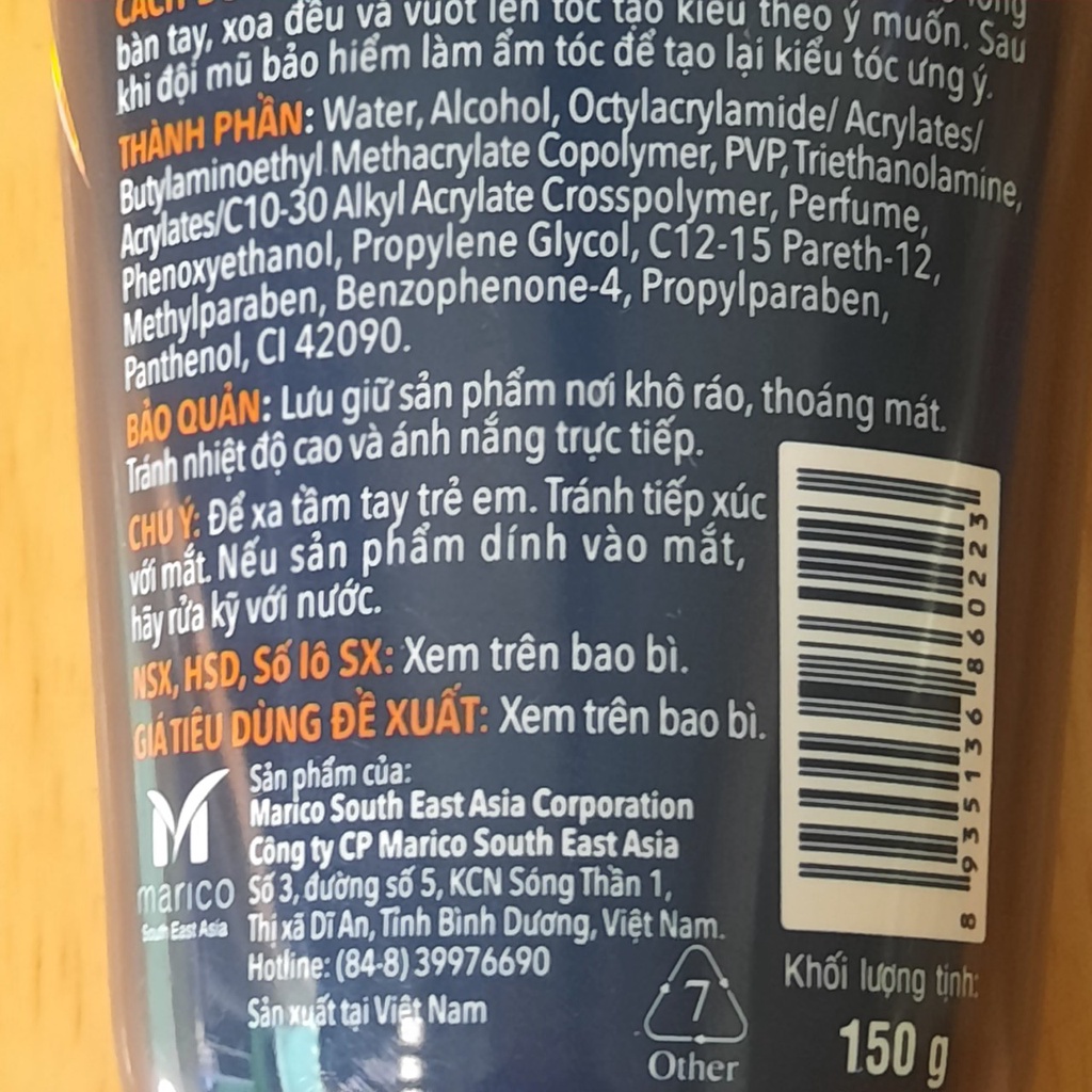 Gel vuốt tóc XMEN 150g - BACH HOA HV