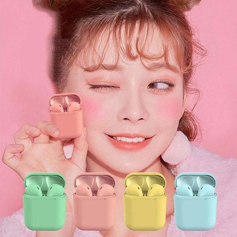 Tai nghe bluetooth i12 tws 5.0 cảm ứng vân tay với 9 màu nổi bật - Bảo hành 1 đổi 1 | BigBuy360 - bigbuy360.vn