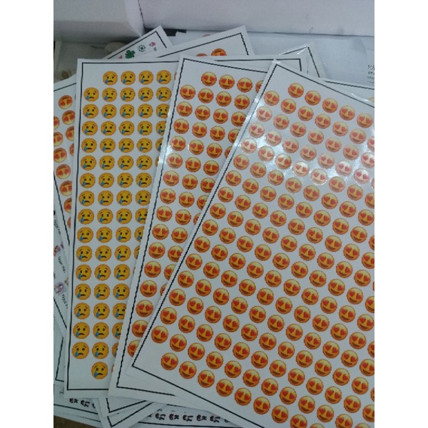 Combo 200 Sticker đánh dấu, sicker khen thưởng kt: 1.5cm