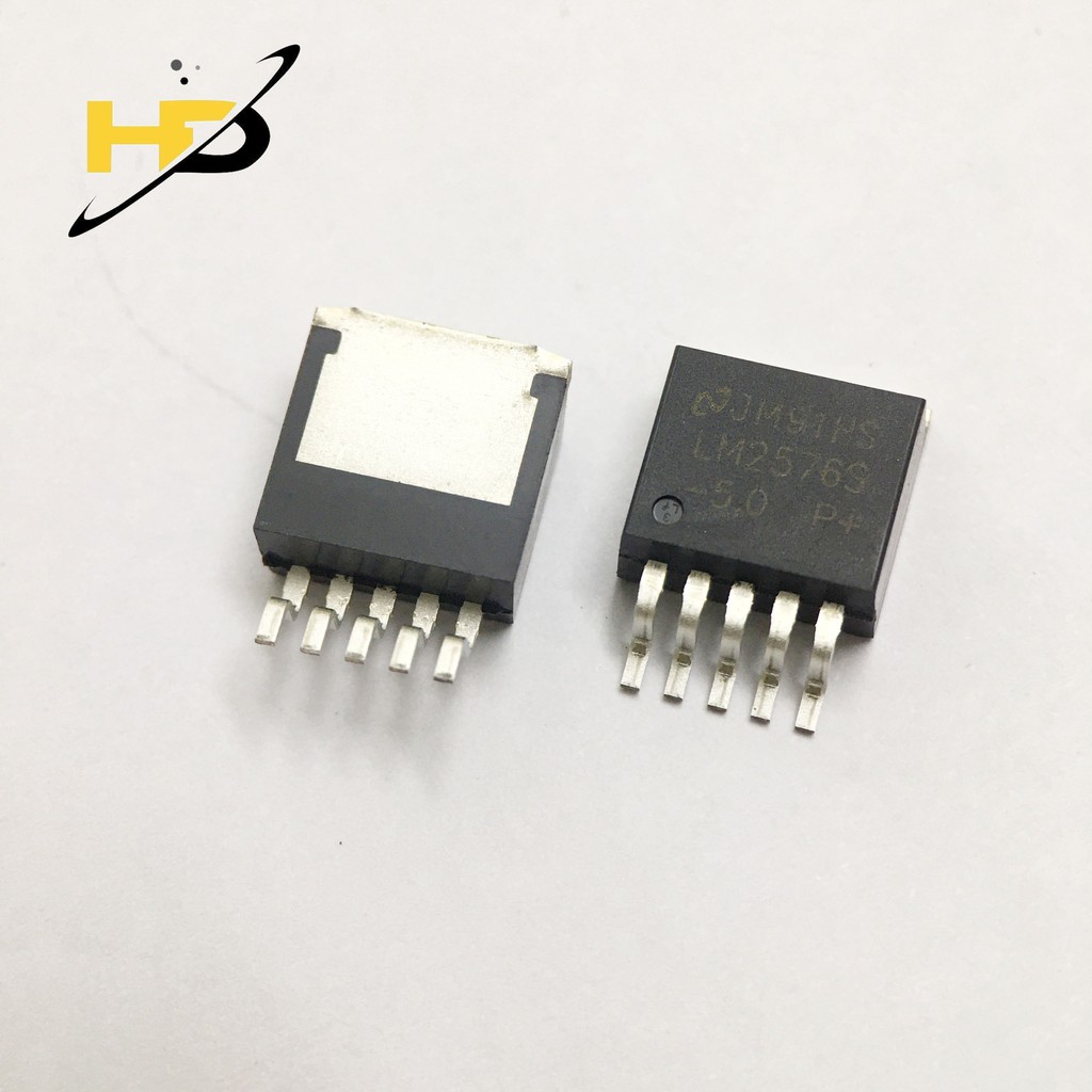 Bộ 2 Con IC Nguồn LM2576HVS-5 Buck 5V TO263-6 3A, Linh Kiện Loại Tốt