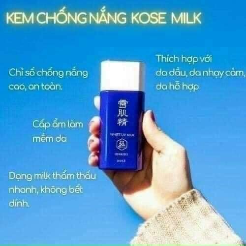 Kem chống nắng Kose (Sekkisei Kose Milk)