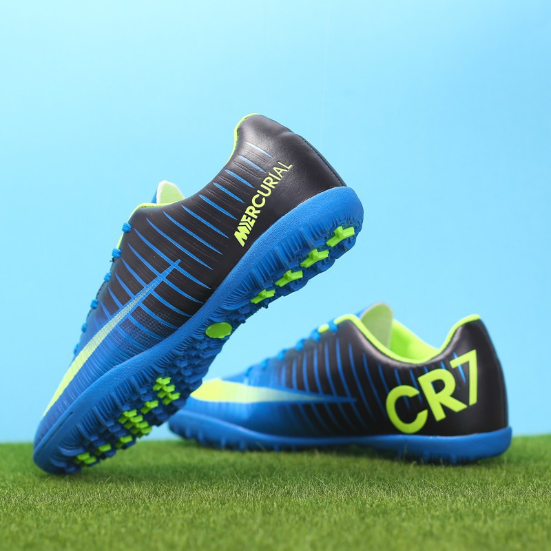 NEW SALE 33-44 CR7 SOCCER SHOES Giày bóng đá sân cỏ nhân tạo Giày luyện tập Mercurial FOOTBALL BOOTS